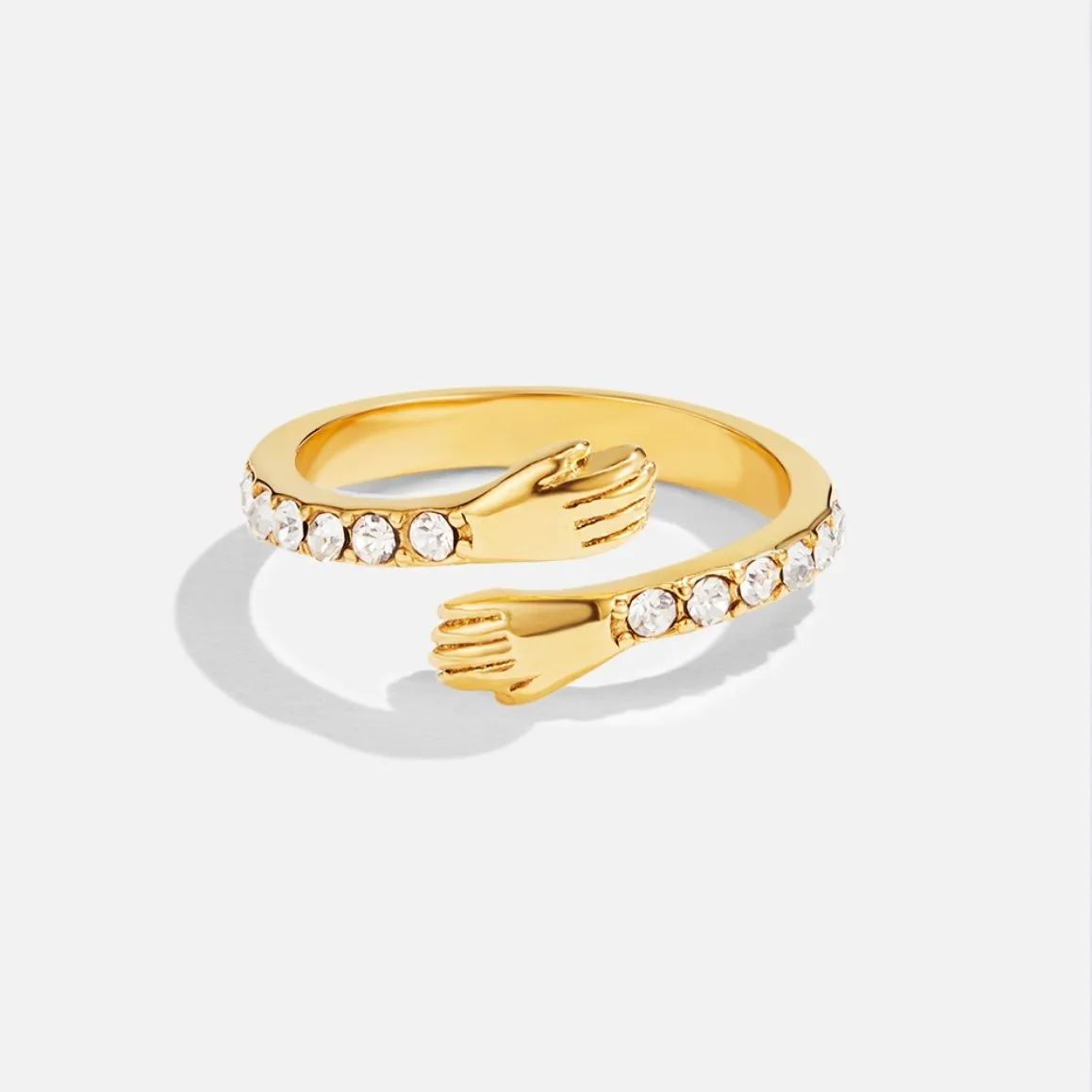 'Hug Me Forever' 18K Gold Ring