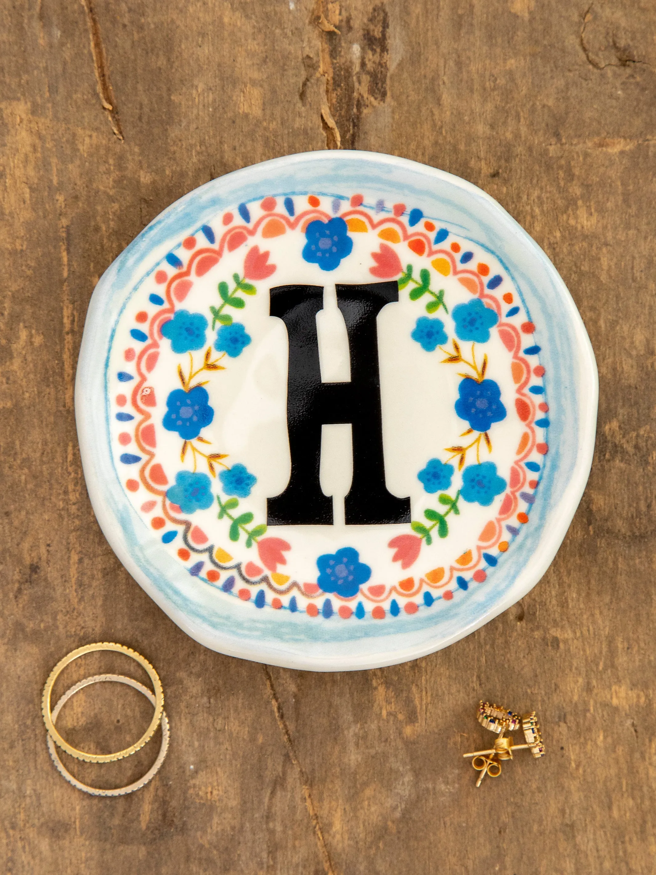 Initial Trinket Dish - H