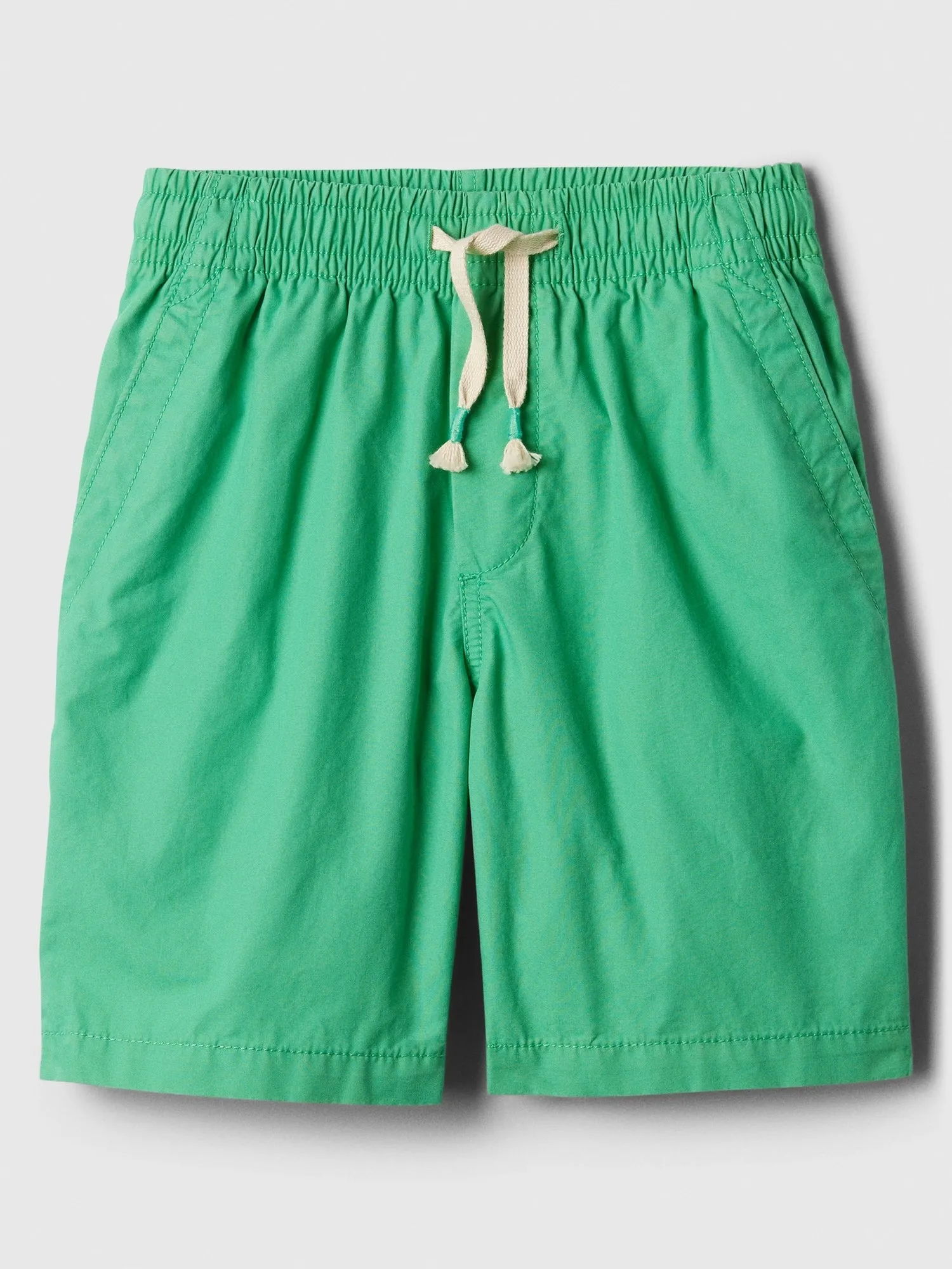 Kids Poplin Pull-On Shorts with Washwell