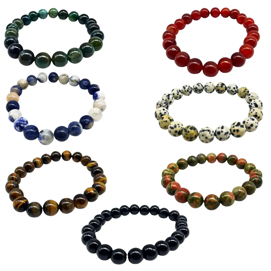 Mens Size Crystal Bracelets