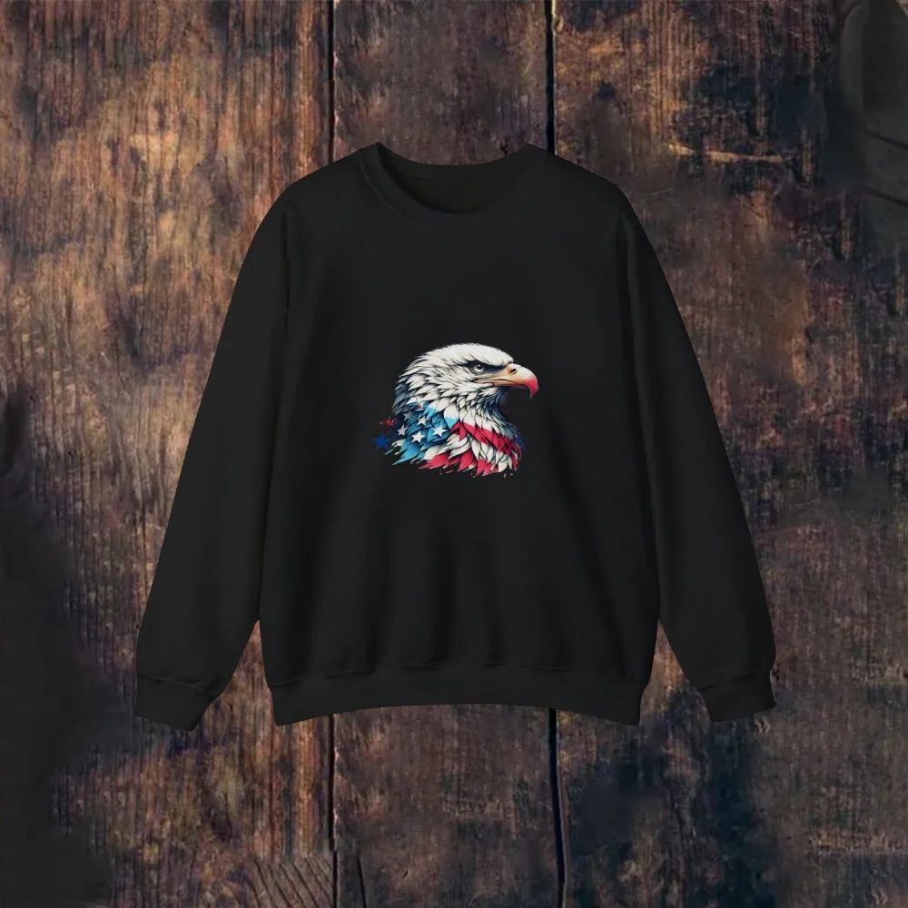 Mens Vintage Eagle Long Sleeve Sweatshirt