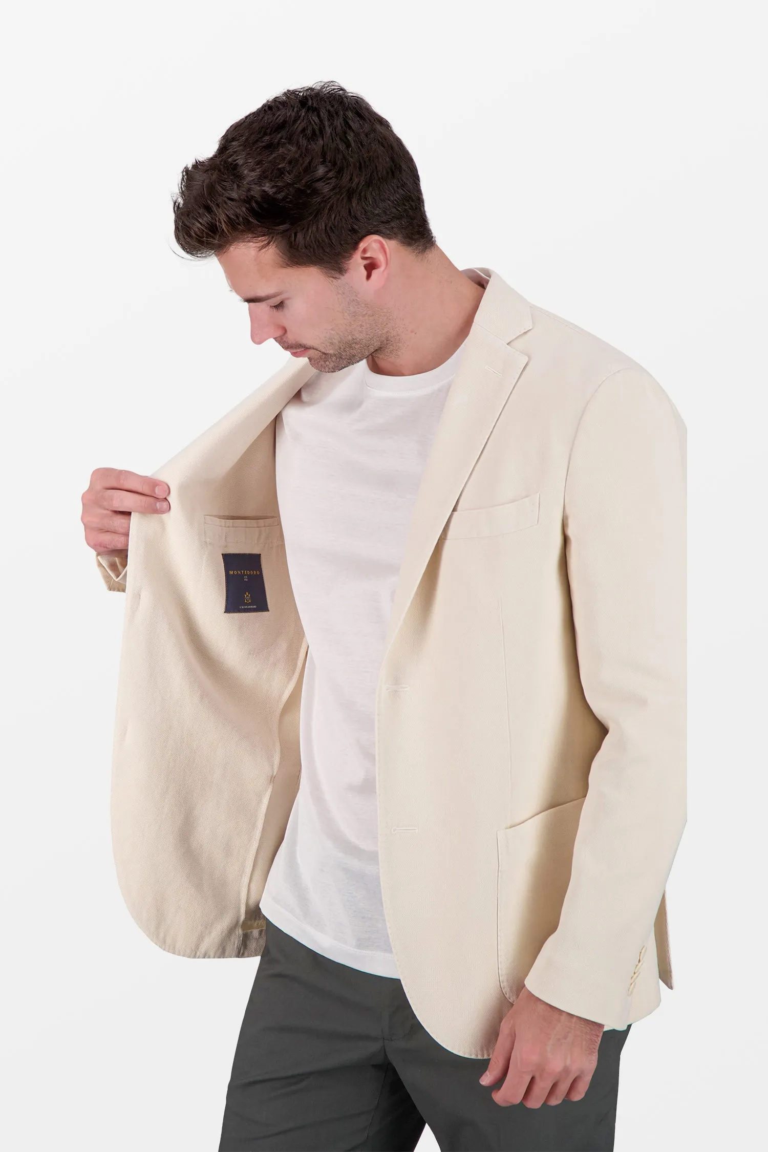 Montedoro Classic Beige Blazer