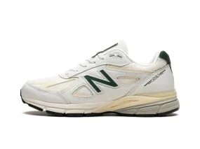 New Balance 990v4 MiUSA "White Green"