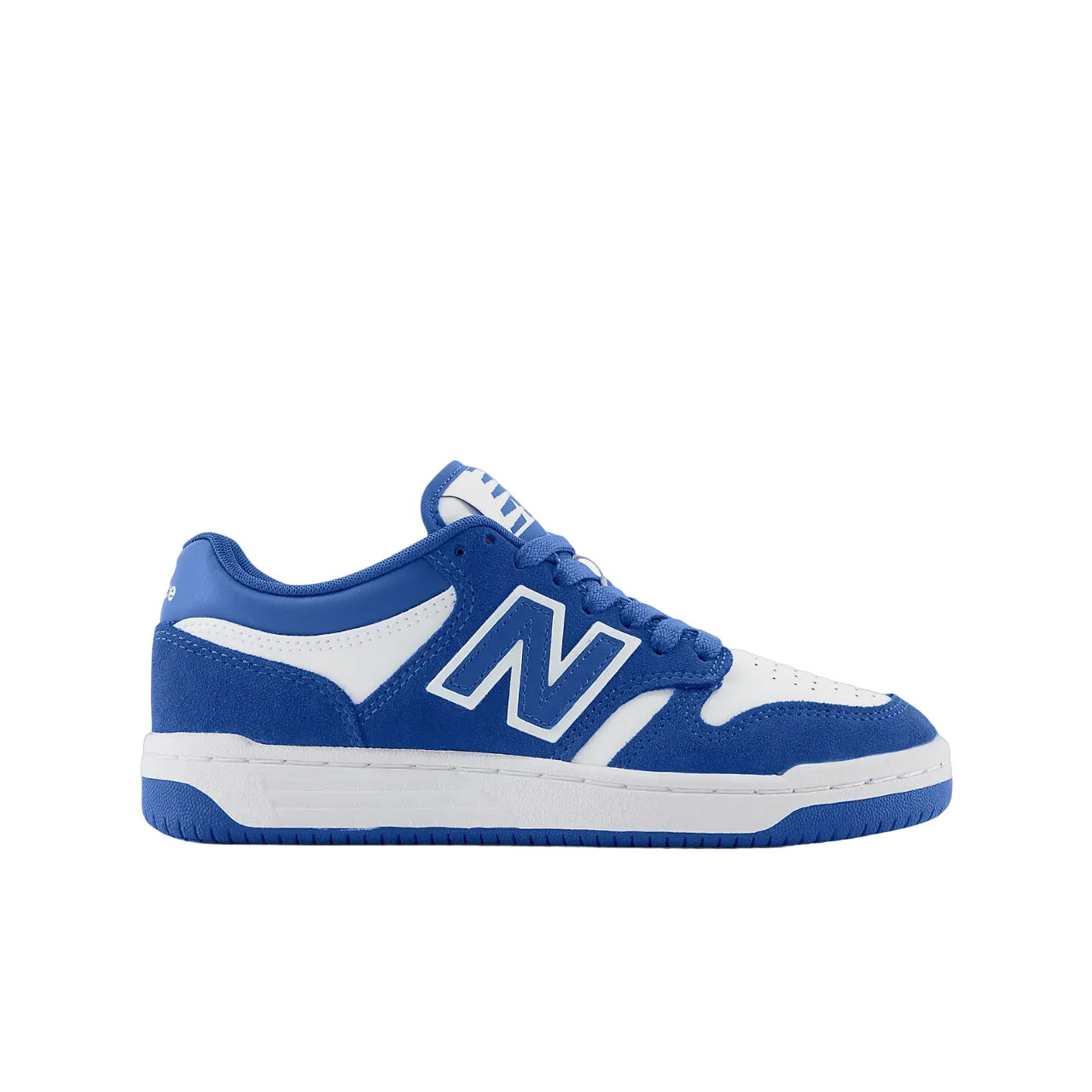 NEW BALANCE GSB 480 Blanc Bleu sneakers baskets