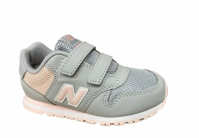 New Balance KV500KGI gray pink girls' sneakers shoe