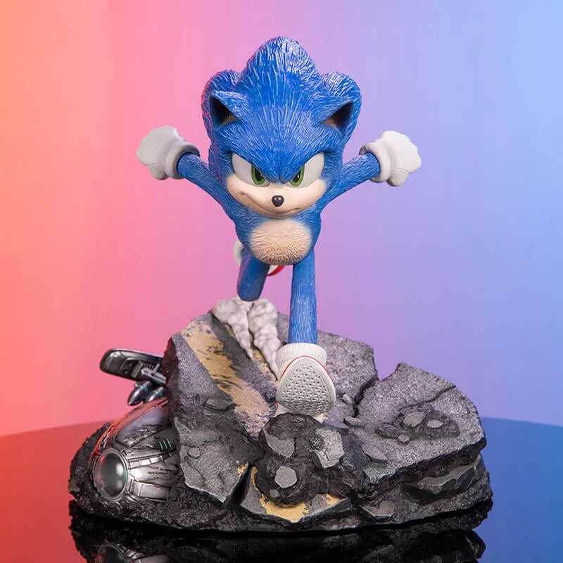 Official First4Figures Sonic the Hedgehog 2 Standoff Statue (Standard Edition)