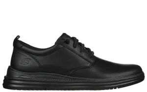 Pantofi sport, barbati, SKECHERS Proven Mursett 204667-BBK negru, piele naturala