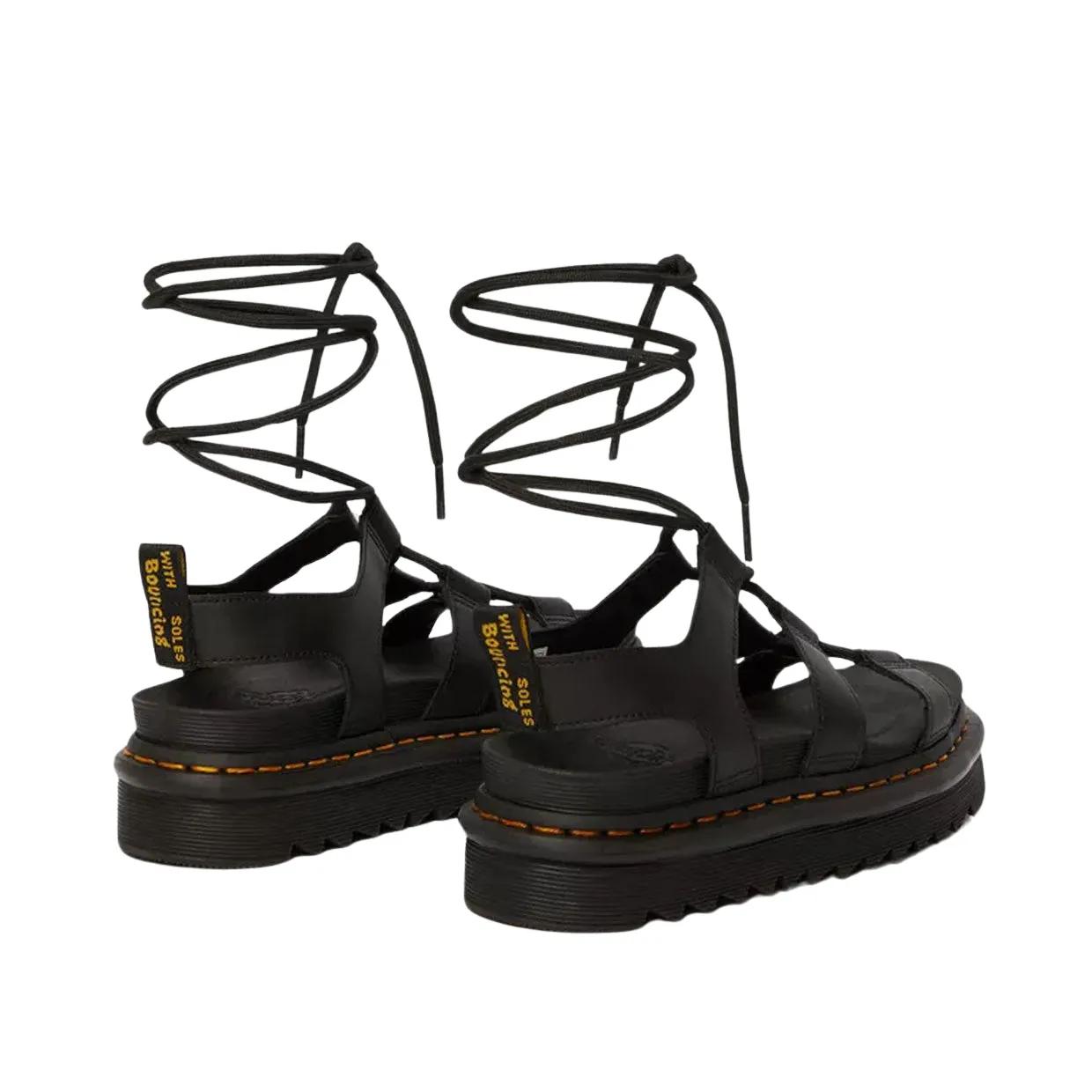 Sandali Donna Dr. Martens Nartilla Gladiatore Nero