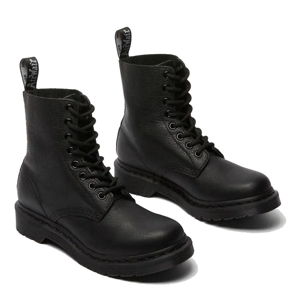 Scarpe Unisex DR. MARTENS Stivali linea 1460 Pascal Mono in Pelle Nera