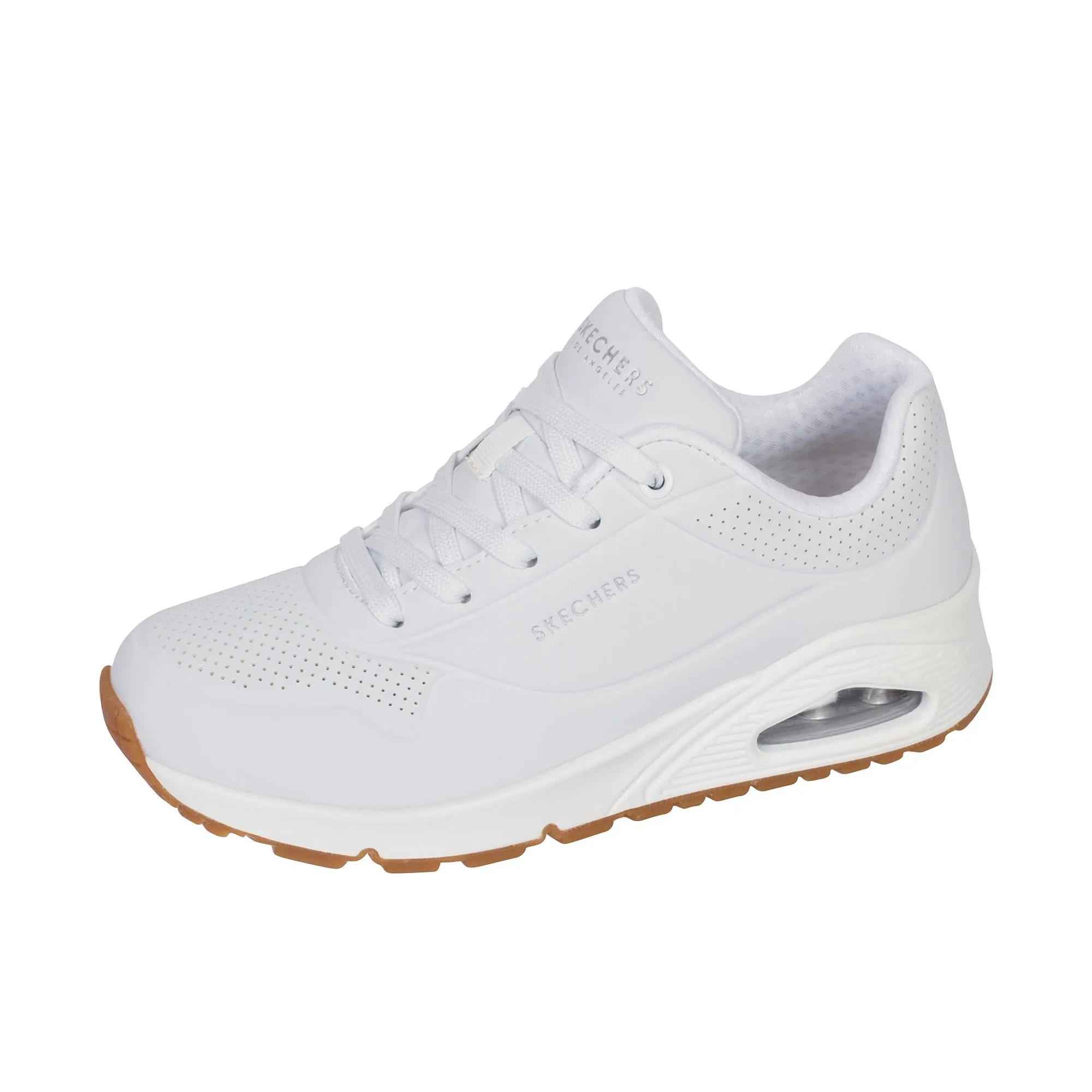 Skechers Womens Uno Stand On Air White White