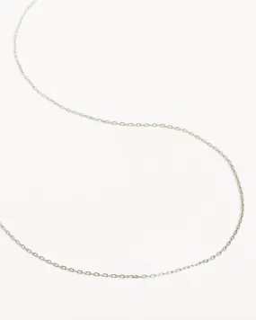 Sterling Silver 21" Signature Chain Necklace