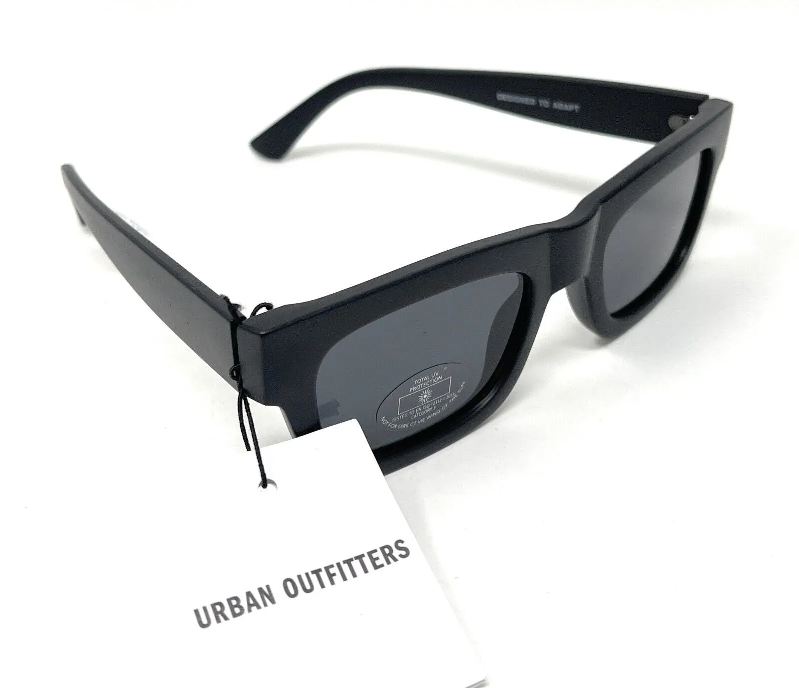 Sunglasses Women's Black Frame Black Lens Urban Outfitters 40749