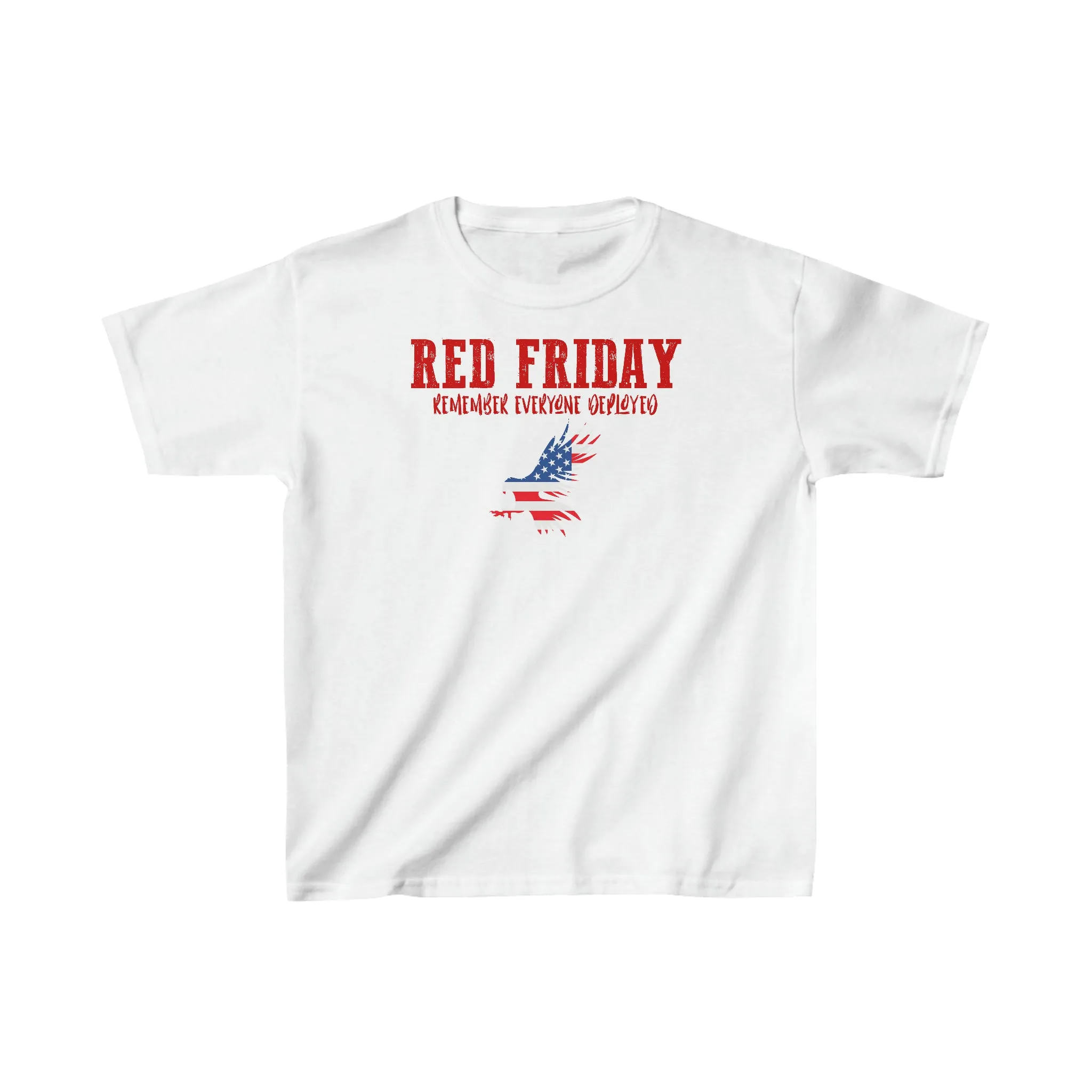 T-Shirt, Youth: R.E.D. Friday with American Flag Eagle