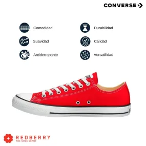 Tenis Caballero Converse Choclo Rojo