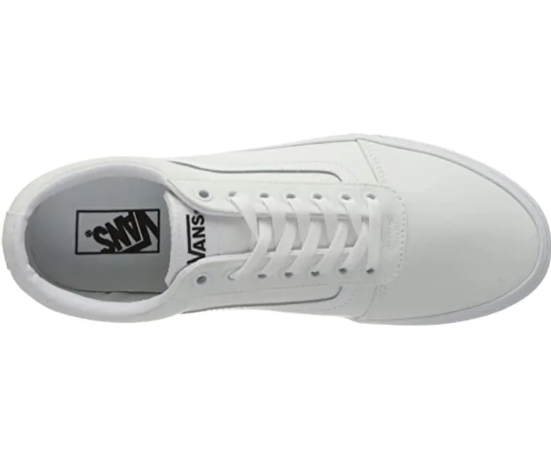 Vans unisex adult sneakers in white Ward VN0A38DM7HN1 canvas